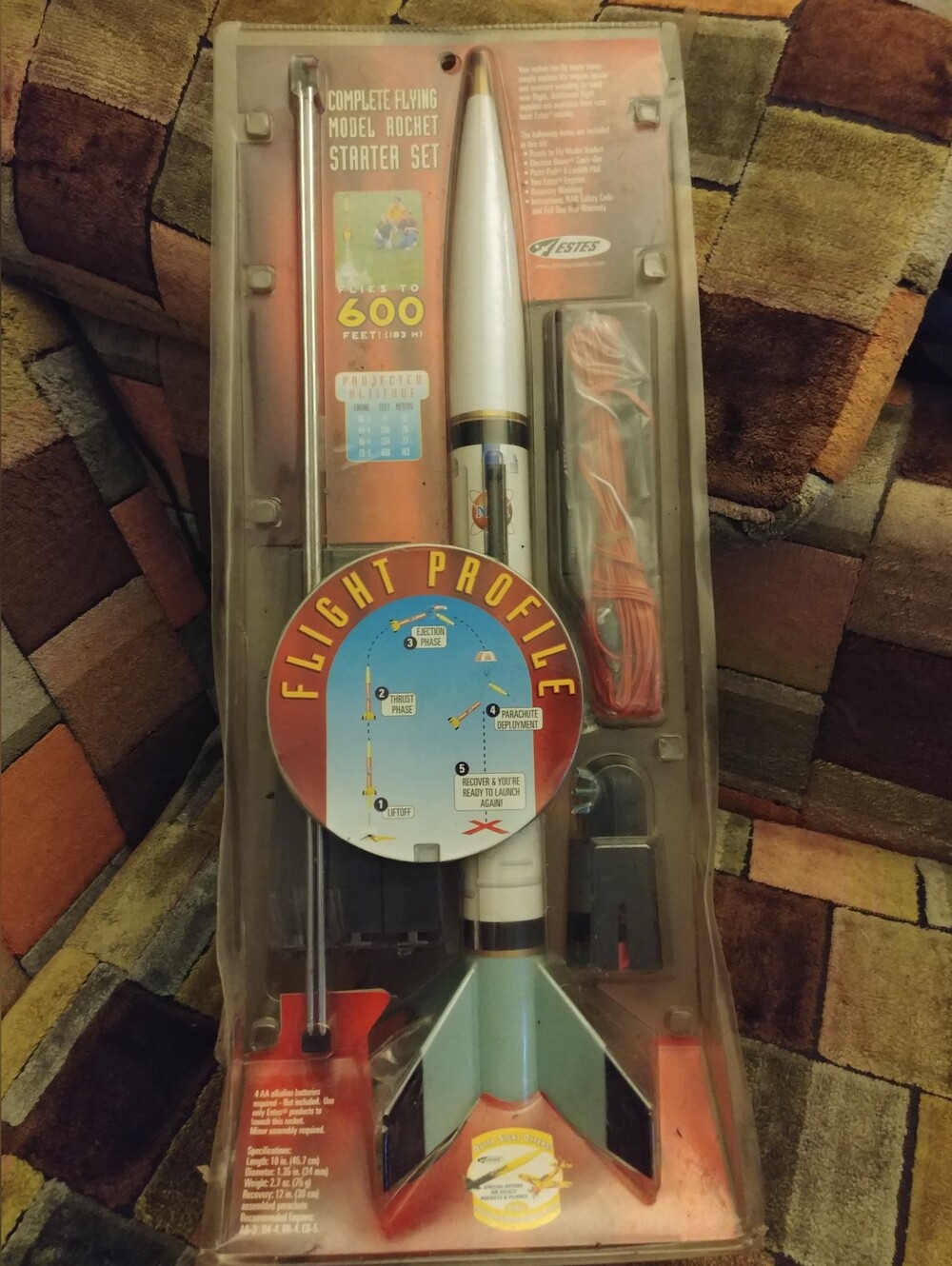 Estes 1852 NSA Starship Ready-to-Fly Model Rocket Starter Set
